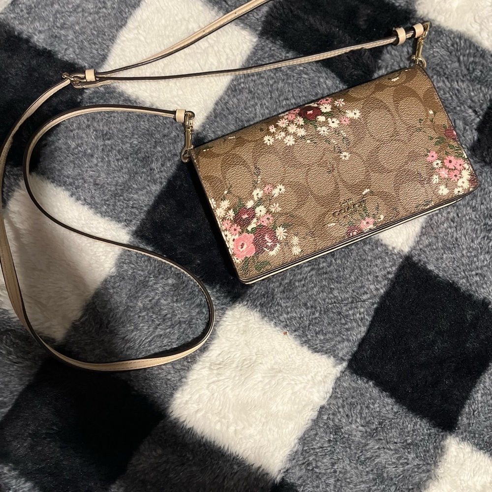 Coach Floral Crossbody Bag